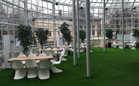 Арендовать Пространство с купольным остеклением