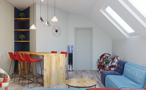 Арендовать Seven Rooms Двухэтажный мансардный лофт