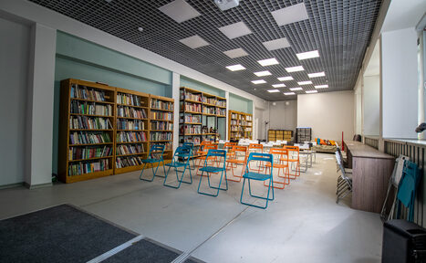 Арендовать Стилизованный зал для образовательных мероприятий