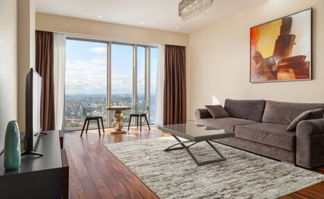 Арендовать Moscow City apartment 48 floor
