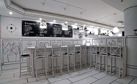 Арендовать Лофт с черно-белом дизайном