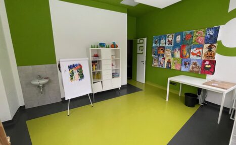 Арендовать Творческая студия в зеленых тонах