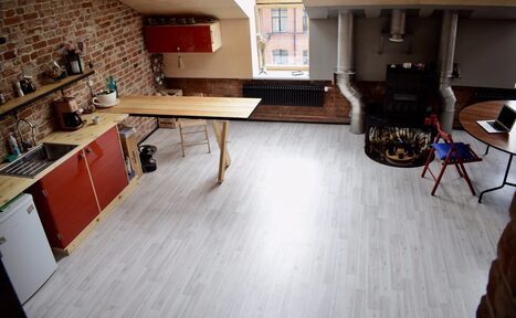 Арендовать Citrus Space Лофт-мансарда с камином