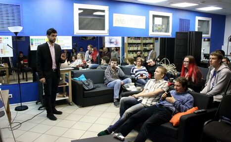 Арендовать Центр рациональности Кочерга Лекторий с камином 