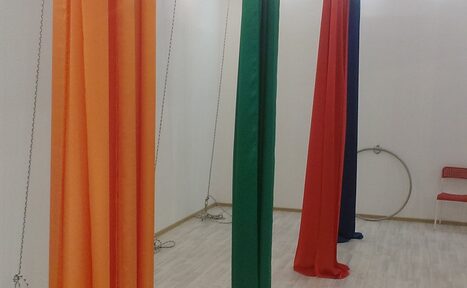 Арендовать Strip-dance Спортивный зал с полотнами 