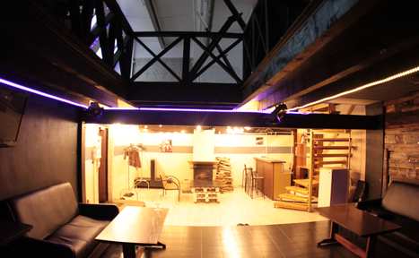 Арендовать лофт с камином и мансардой