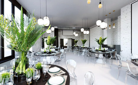 Арендовать Apriori Photo Белый лофт с панорамными окнами