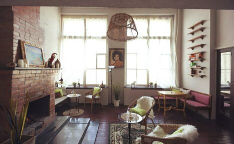 Арендовать Пентхаус Поднебесная. Уютный лофт с действующим камином