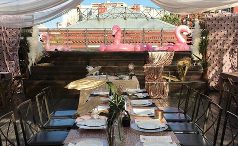 Арендовать Loft LEVEL 19 на заводе Кристалл. Крыша для вечеринок