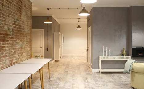 Арендовать Лофт с кухней и камином 