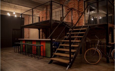 Арендовать Rock'n'Loft - просторный лофт на Бауманской