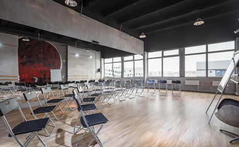 Арендовать Gold&Dance Панорамный лофт для бизнес мероприятий