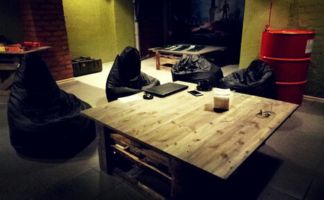 Арендовать Лофт с пуфиками