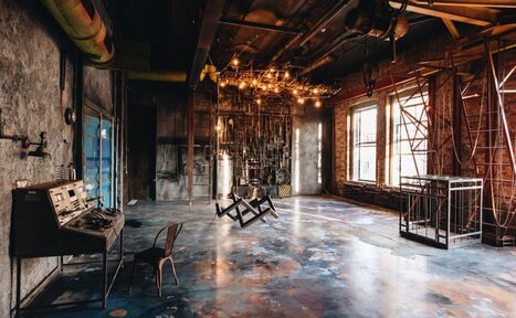 Арендовать Полигон. Фабрика Зал в стиле стимпанк