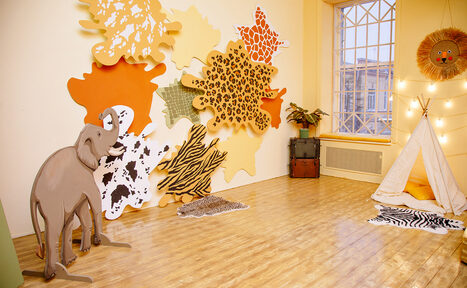 Арендовать Полигон. Детская  Уютный детский зал