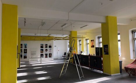 Арендовать Просторный лофт с колоннами