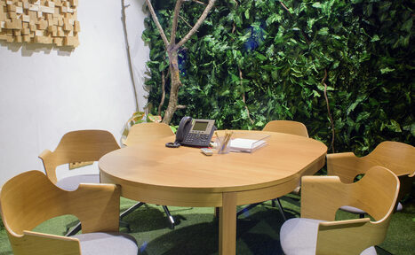 Арендовать Коворкинг ОАК24 Дизайнерская переговорка в стиле джунгли