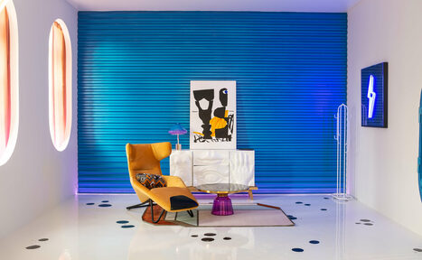 Арендовать Vanguard Studio. Яркий лофт с неоновой подсветкой