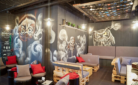 Арендовать Lounge Stars Air Лофт-кальянная с совами