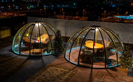 Арендовать Igloobar. Иглу на крыше в центре