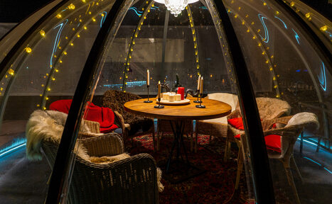 Арендовать Igloobar. Иглу на крыше