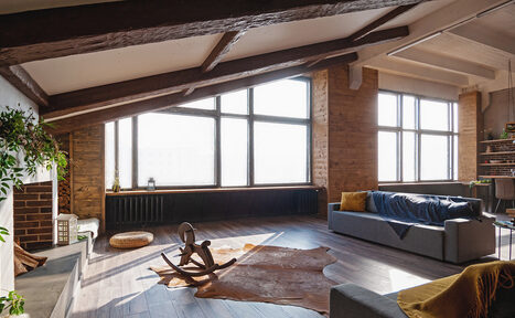 Арендовать Зал Альпы Интерьерный зал в стиле шале