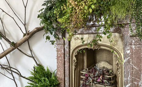 Арендовать Bedford studio. Светлый зал с камином