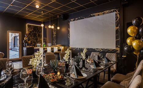 Арендовать ИглуБар. Black Antique. Стильный лофт в тёмных тонах