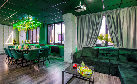 Арендовать Гринвуд. Мраморный лофт-зал