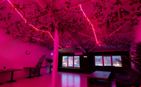 Арендовать ATMOSFERA. ECO  Белый лофт с неоновой подсветкой