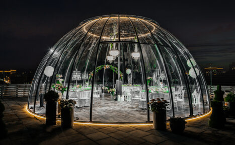 Арендовать Igloobar. Просторный купол на крыше