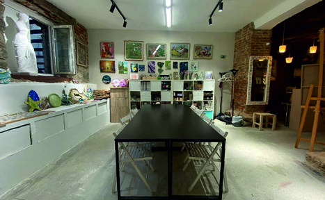 Арендовать Стильное арт -пространство