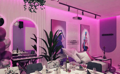 Арендовать Чил лофт. Яркий лофт-зал для девичников