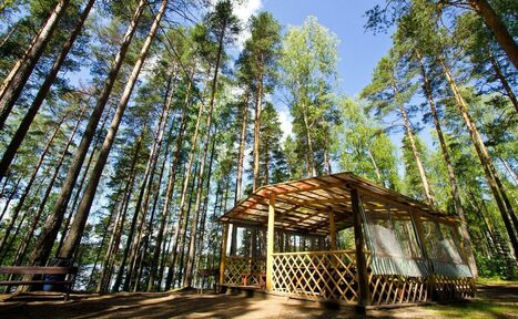 Арендовать Тамага возле реки на 8 человек — «Серебряный бор»