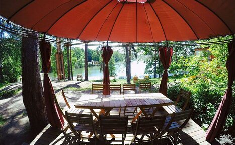 Арендовать Маленький шатер-беседка с видом на озеро