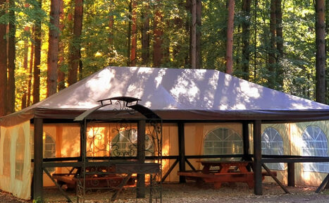 Арендовать Большой шатер в парке Дубрава