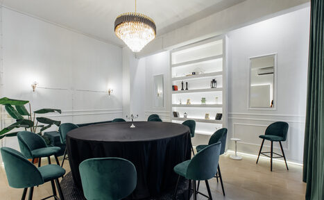 Арендовать Империал. Лофт в бело-зеленых тонах