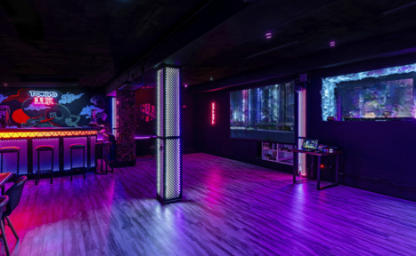 Арендовать LoftForParty (ЛофтФорПати). Японский киберпанк в неоновом стиле