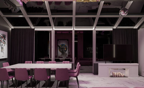 Арендовать ИглуЛофт. Кашемир. Лофт в розовых тонах