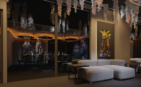 Арендовать ИглуЛофт. Зал Тёмный рыцарь