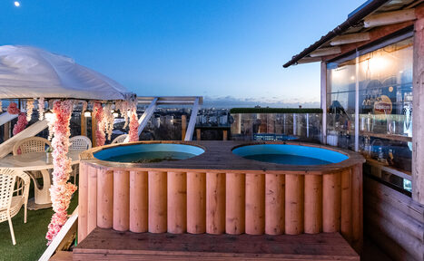 Арендовать Пространство с сауной на крыше "На высоте" 