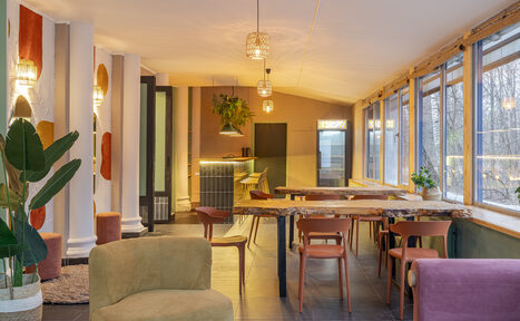 Арендовать Лофт с панорамными окнами в парке Сокольники