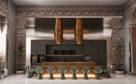 Арендовать Polygon. Зал Кухня