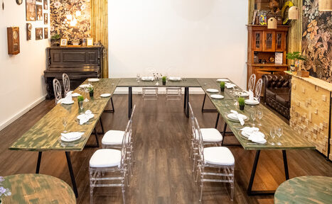 Арендовать Лофт для вечеринок с коктейльным баром 