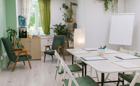 Арендовать Тренинг-зал в светлых тонах