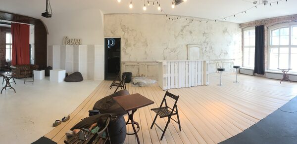 Loft с гостиной