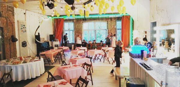 Loft с гостиной