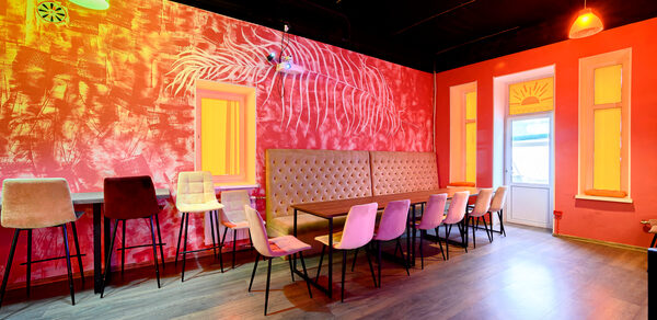 Зал Майами. Светлый и яркий зал в курортном стиле