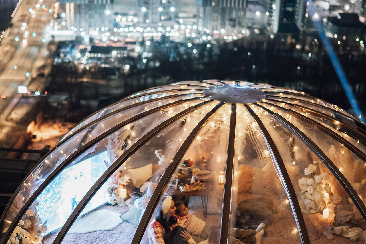 Арендовать Купол на крыше AURA DOME