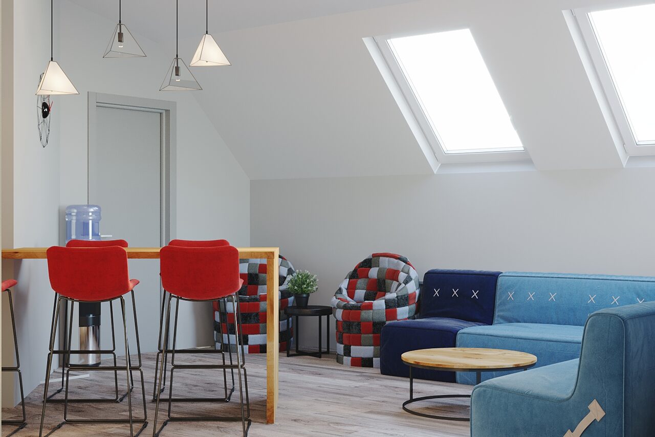 Арендовать Seven Rooms Двухэтажный мансардный лофт